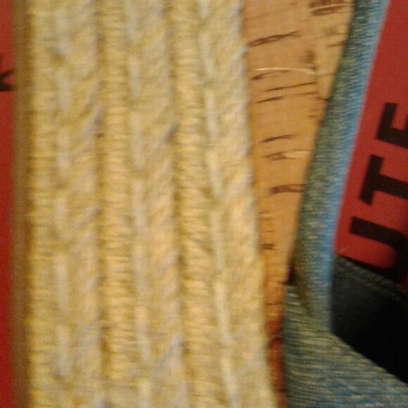 Michael Kor Wedge Demin Shoes - Picture 6 of 7